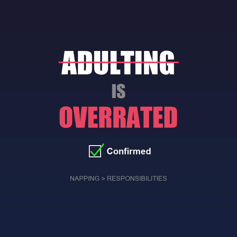 Adulting